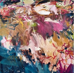 Once again: Abstract Painting, Acrylic on Canvas, bright colors