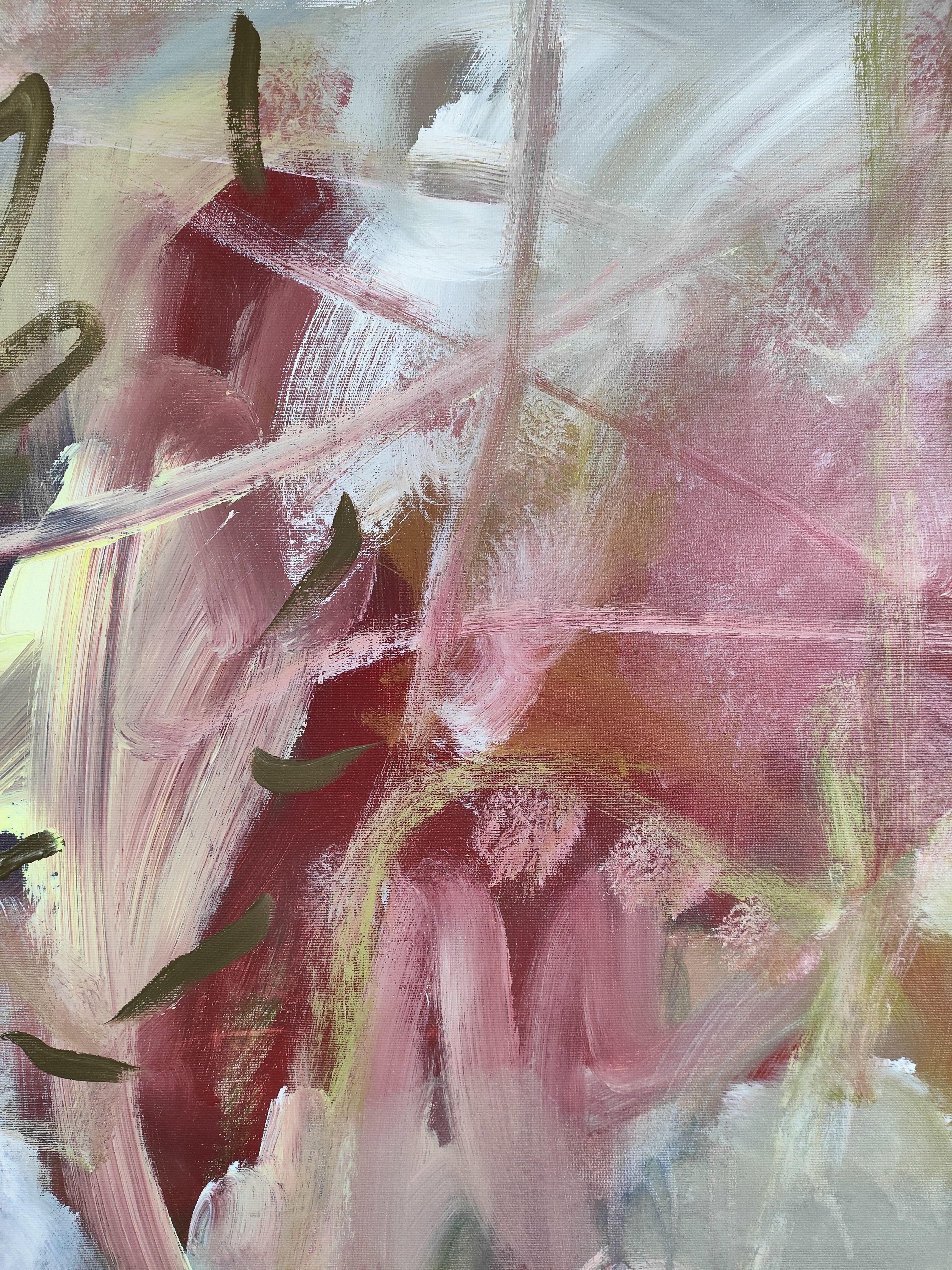 parfum de libertéACF, peinture, acrylique sur toile - Expressionnisme abstrait Painting par Emily STARCK