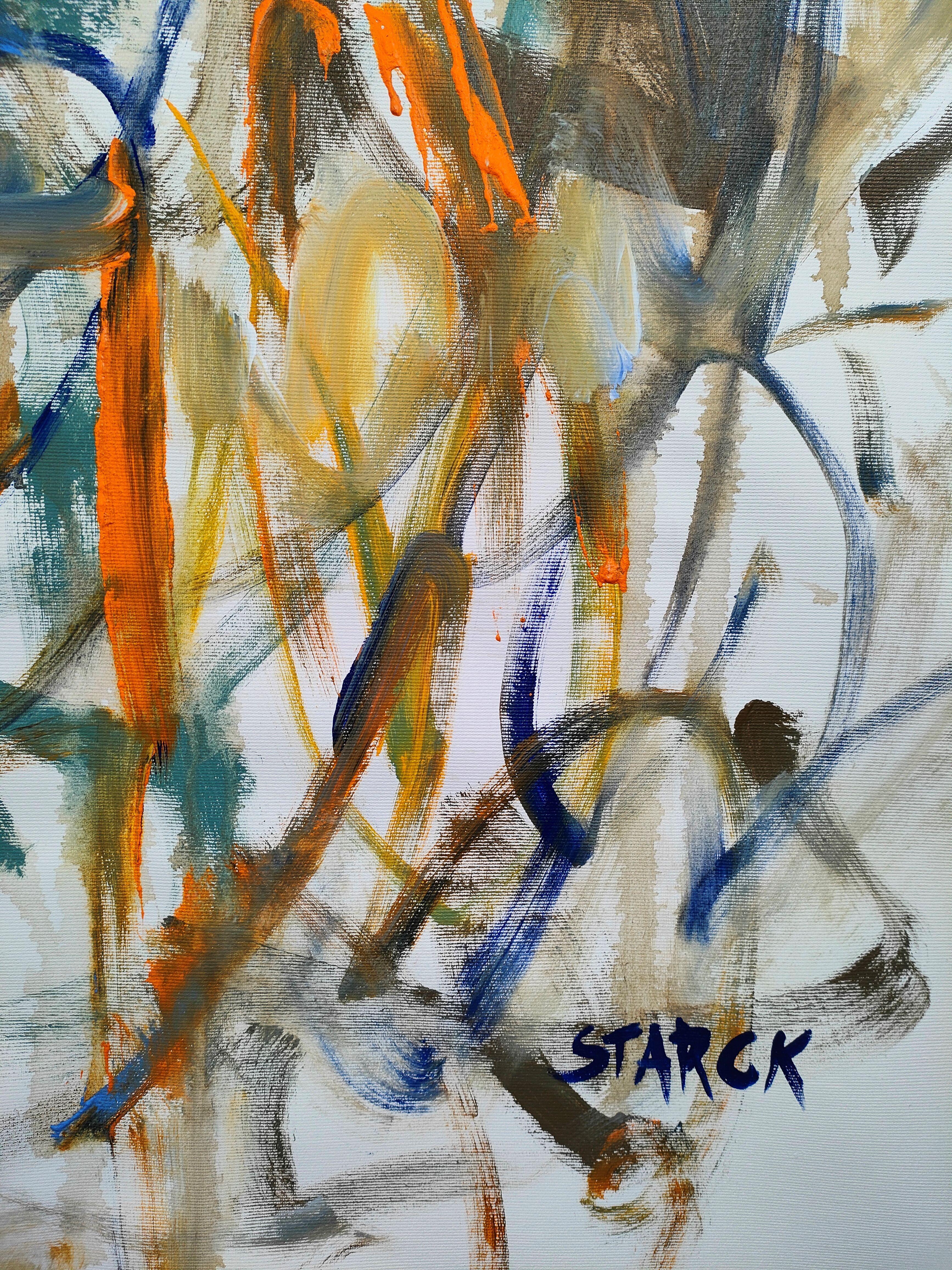 PoÃCsie picturale, Painting, Acrylic on Canvas For Sale 4