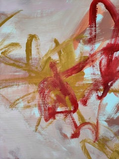 Rosso e rosa, Pittura, Acrilico su tela