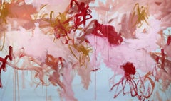 Red and pink, Painting, Acrylic on Canvas