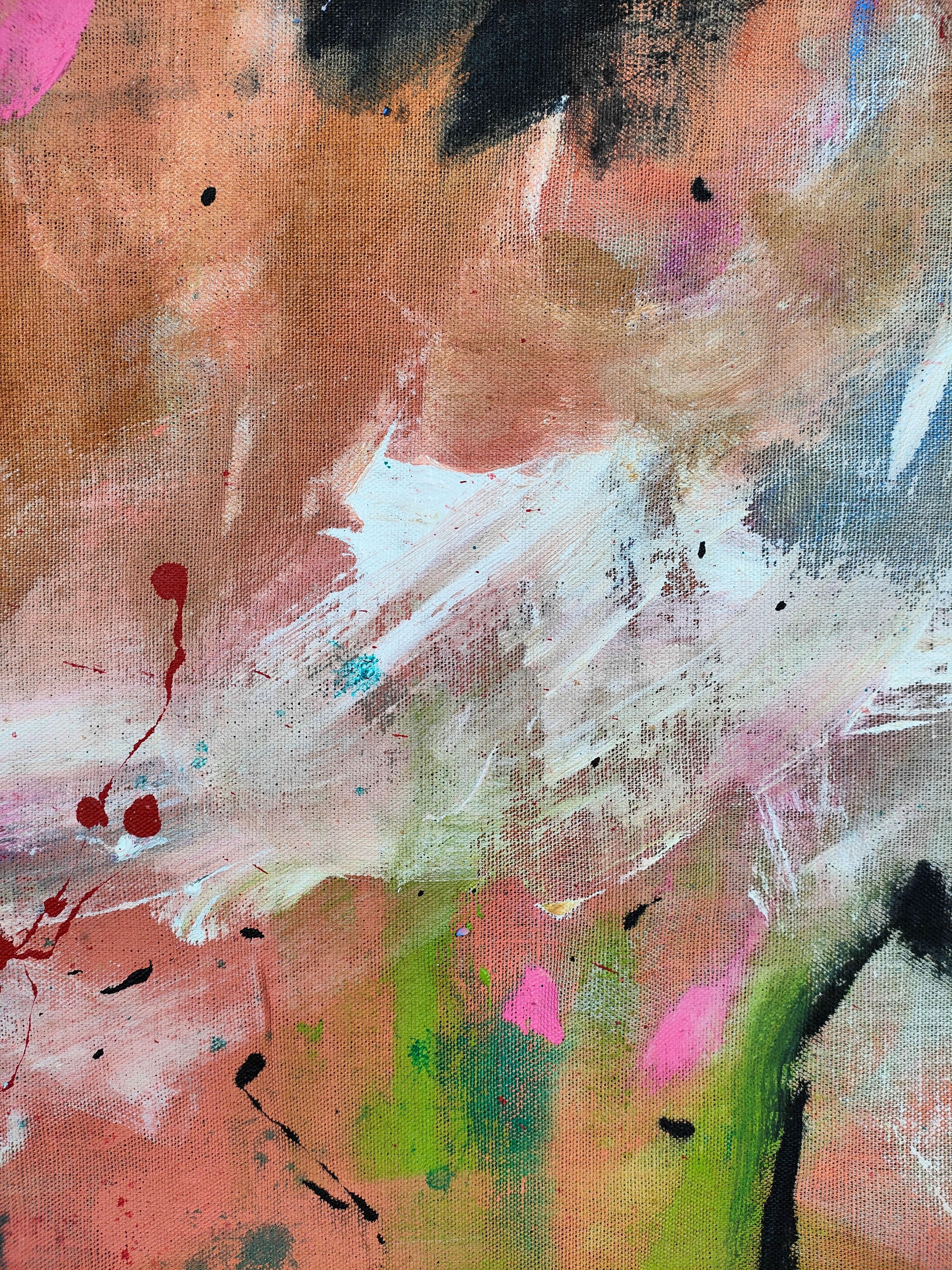 Selbstporträt 2023, Gemälde, Acryl auf Leinwand (Abstrakter Expressionismus), Painting, von Emily STARCK