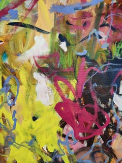 Tournesols d'été, peinture, acrylique sur toile