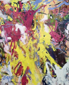 Tournesols d'été, peinture, acrylique sur toile