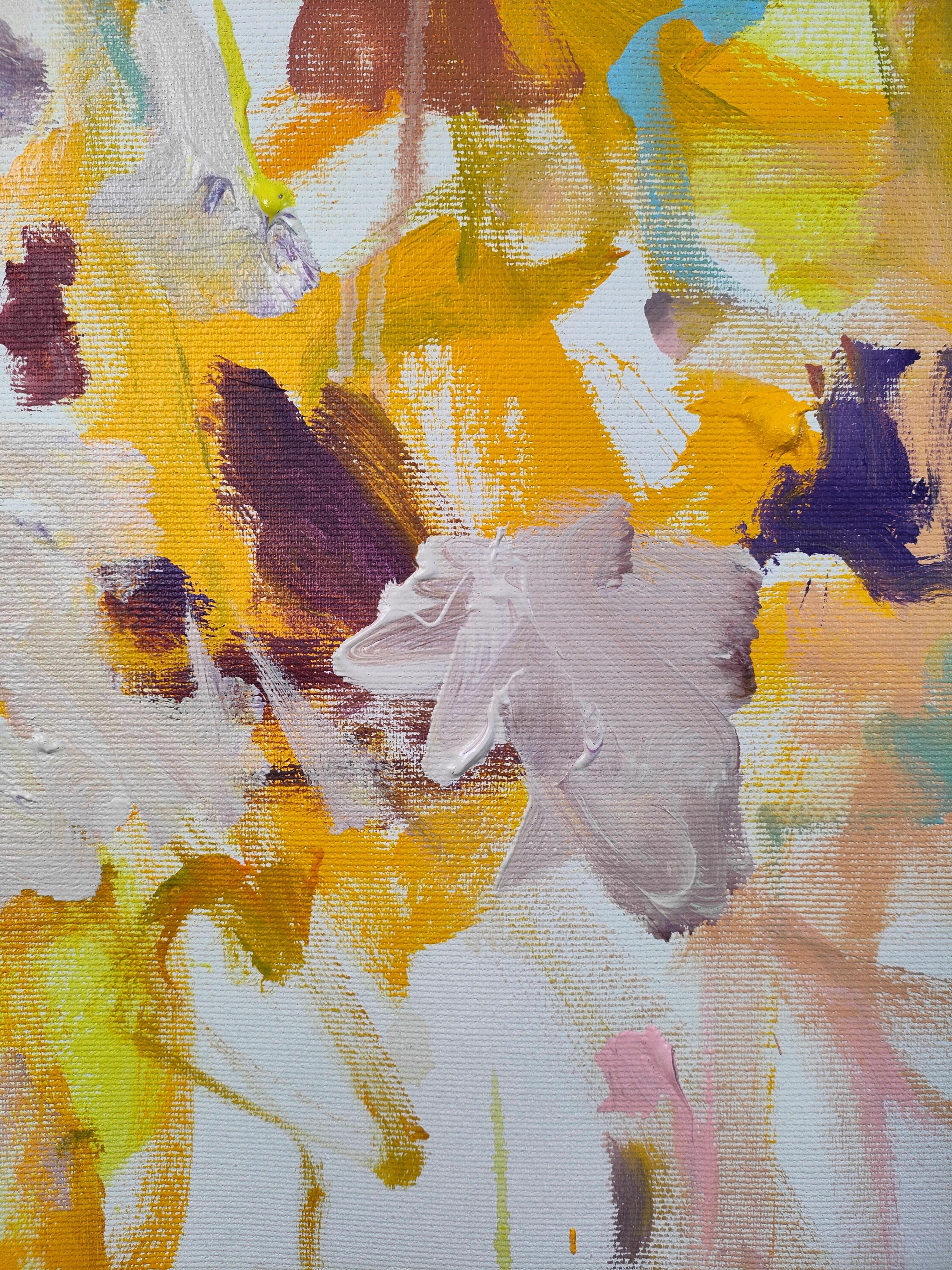 Sunflower II, Painting, Acrylic on Canvas For Sale 3
