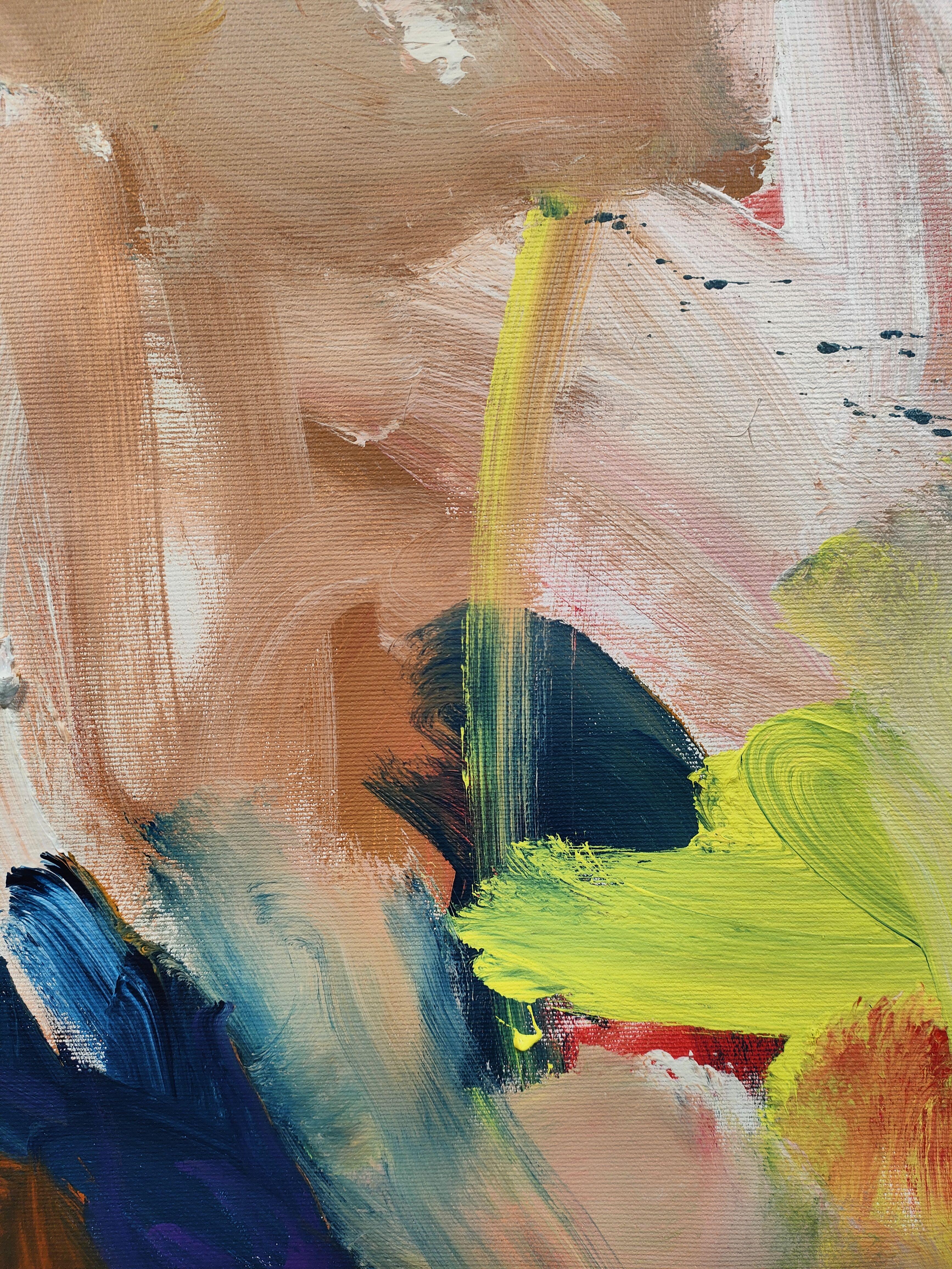 Dolci pensieri, Pittura, Acrilico su tela in vendita 1