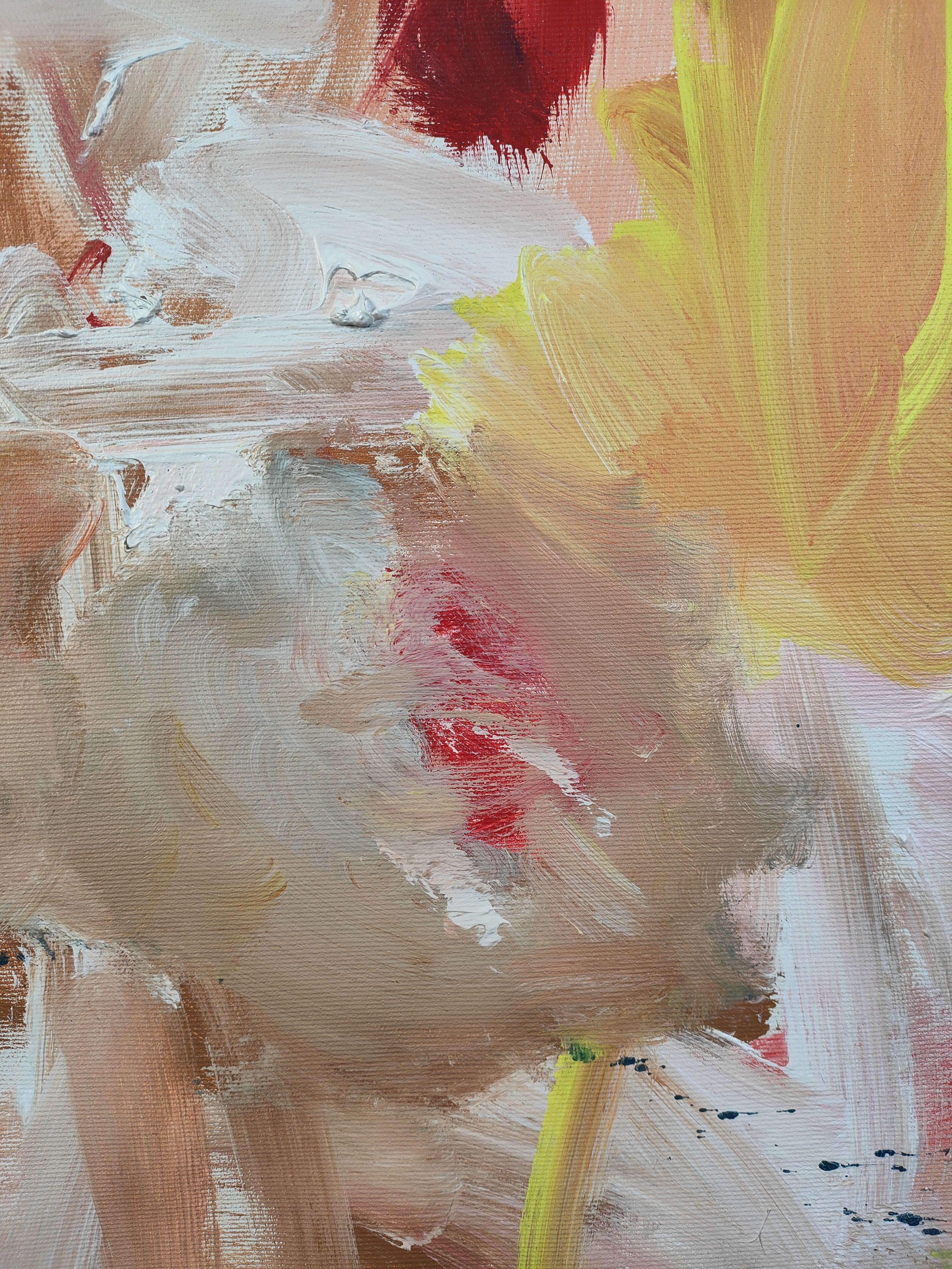 Dolci pensieri, Pittura, Acrilico su tela in vendita 2