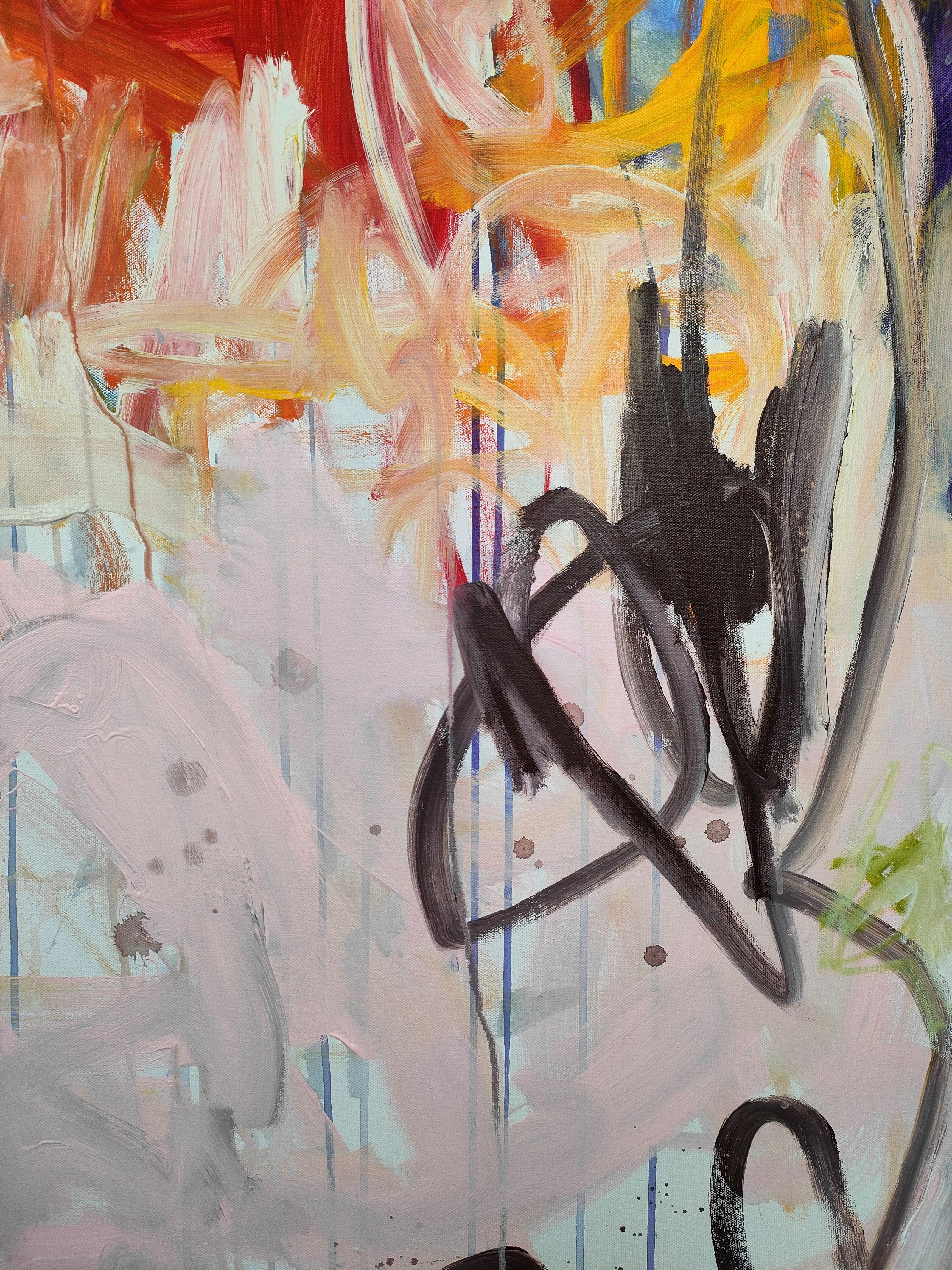 Tasty peaches, Painting, Acrylic on Canvas For Sale 2