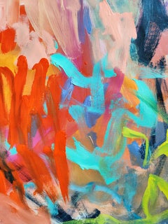 The orange power, Painting, Acrylic on Canvas