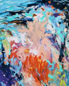 The orange power, Painting, Acrylic on Canvas