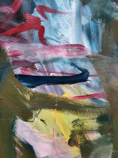 The sphere of emotions in a jungle, Painting, Acrylic on Canvas
