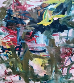 The sphere of emotions in a jungle, Painting, Acrylic on Canvas