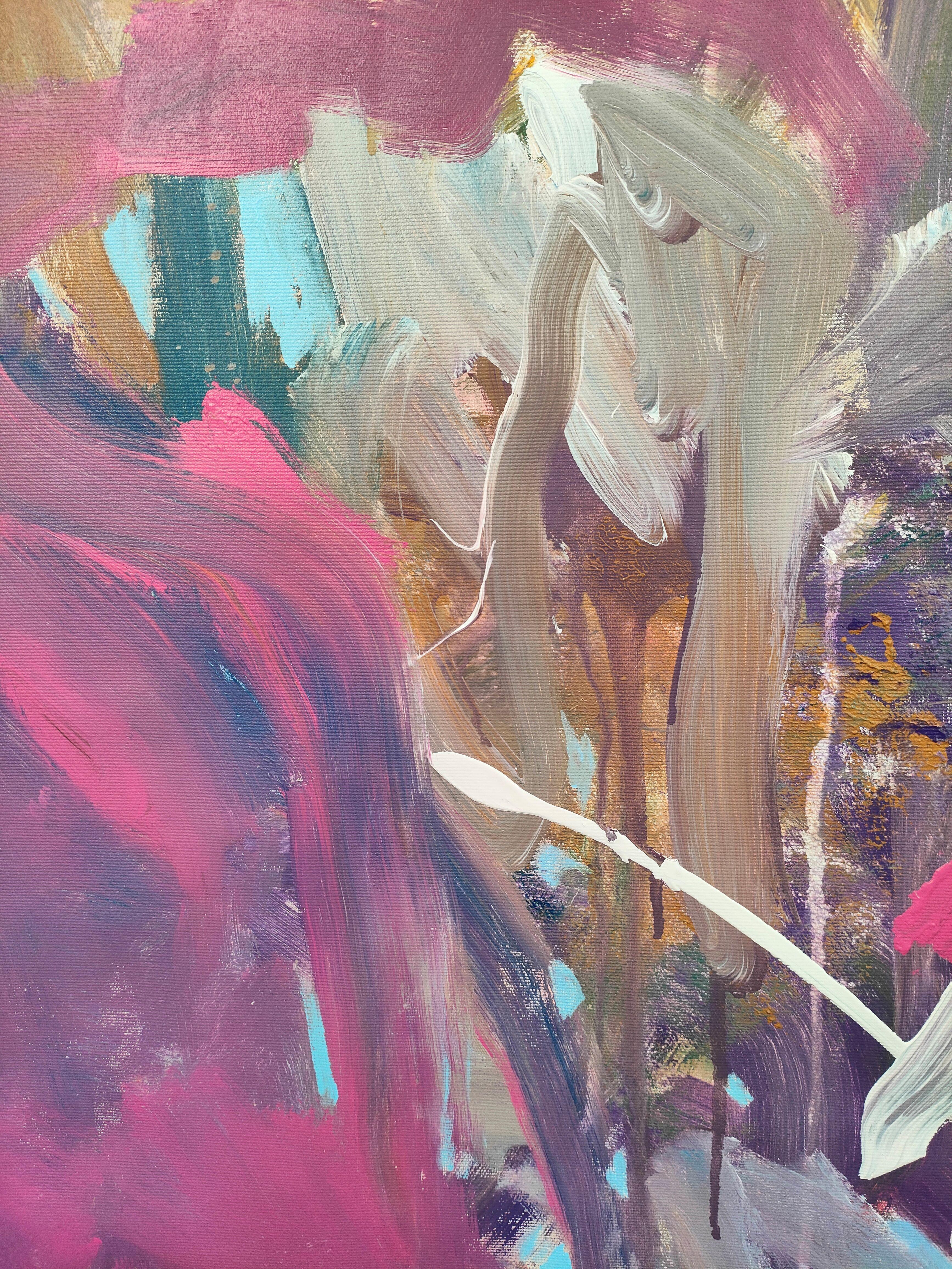 Die Sonne glänzt, Gemälde, Acryl auf Leinwand im Angebot 2
