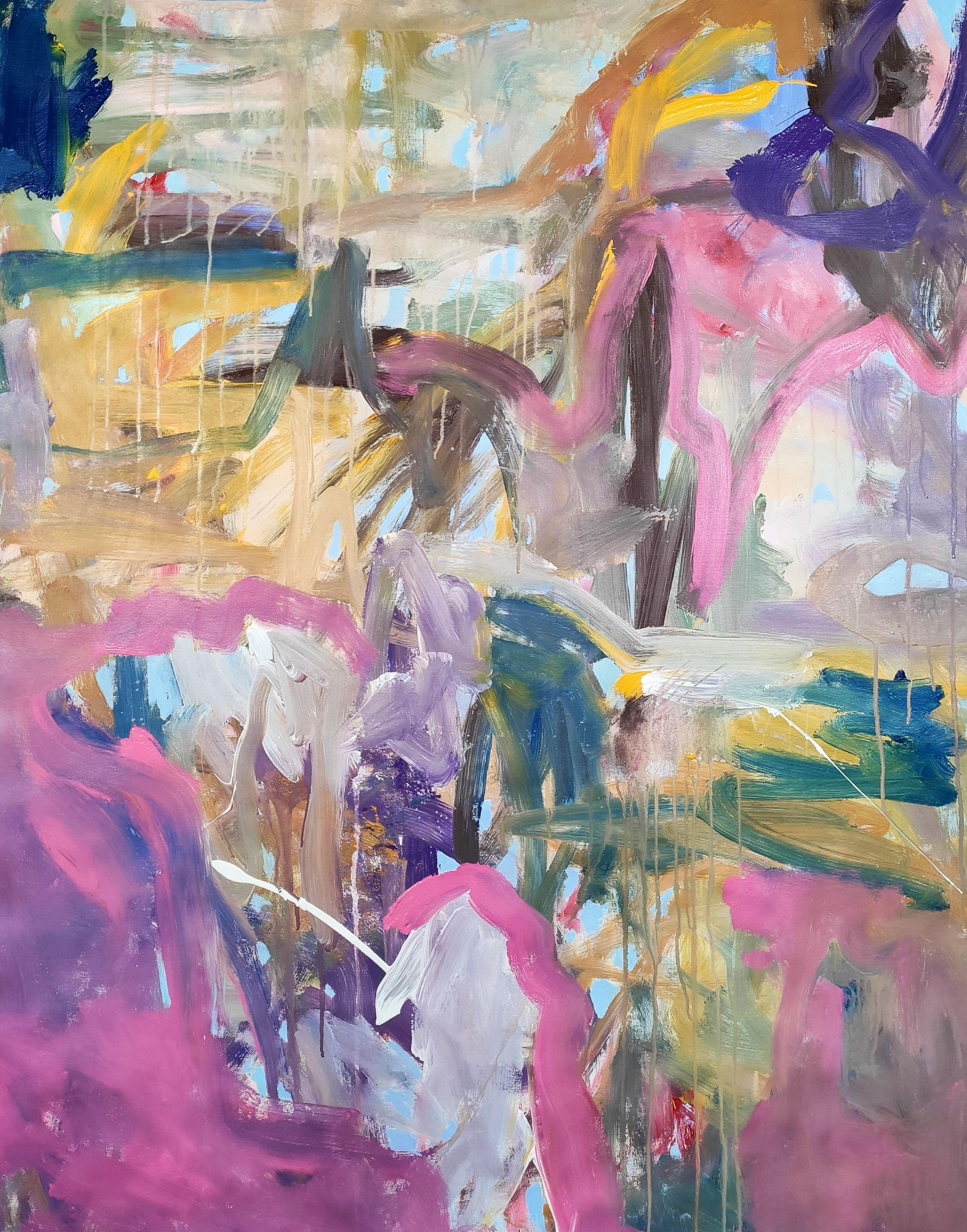 Die Sonne glänzt, Gemälde, Acryl auf Leinwand