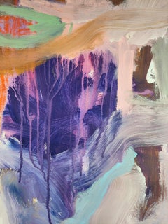 The woman with the scarf, Painting, Acrylic on Canvas
