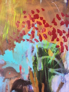 Touches of love, peinture, acrylique sur toile