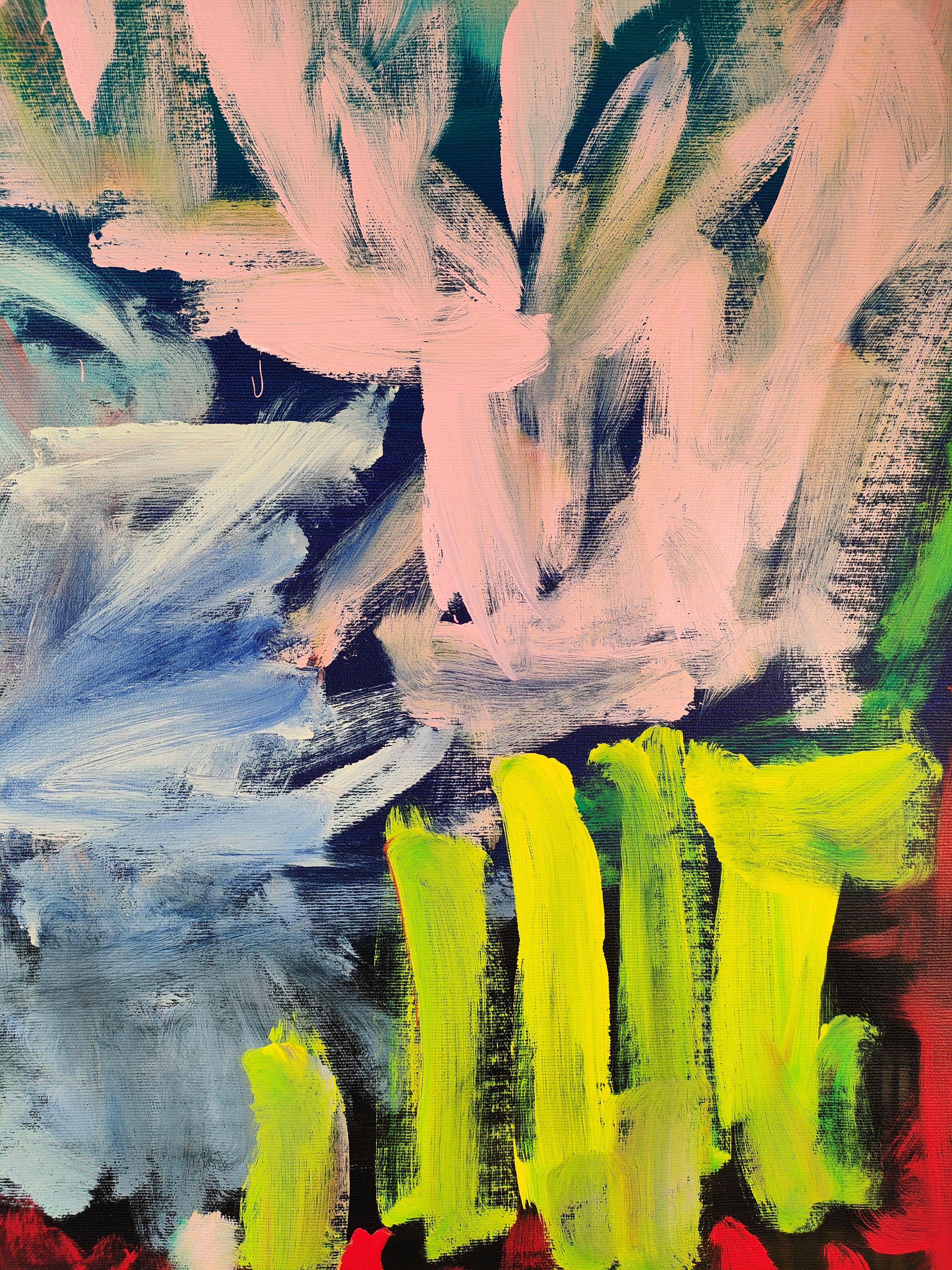 Un coup de maAtre, Gemälde, Acryl auf Leinwand (Abstrakter Expressionismus), Painting, von Emily STARCK