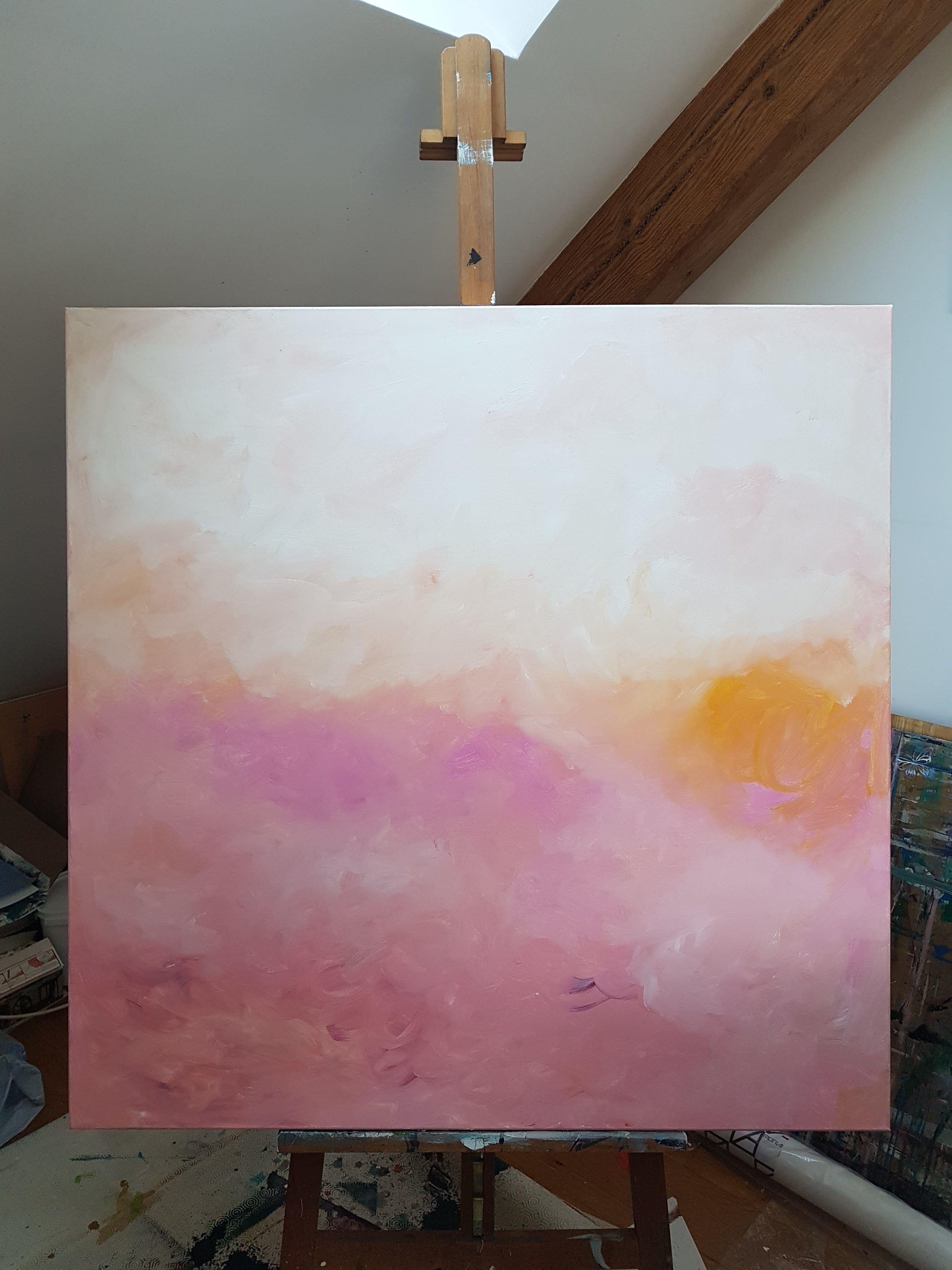 Un peu de douceur, Painting, Acrylic on Canvas For Sale 2