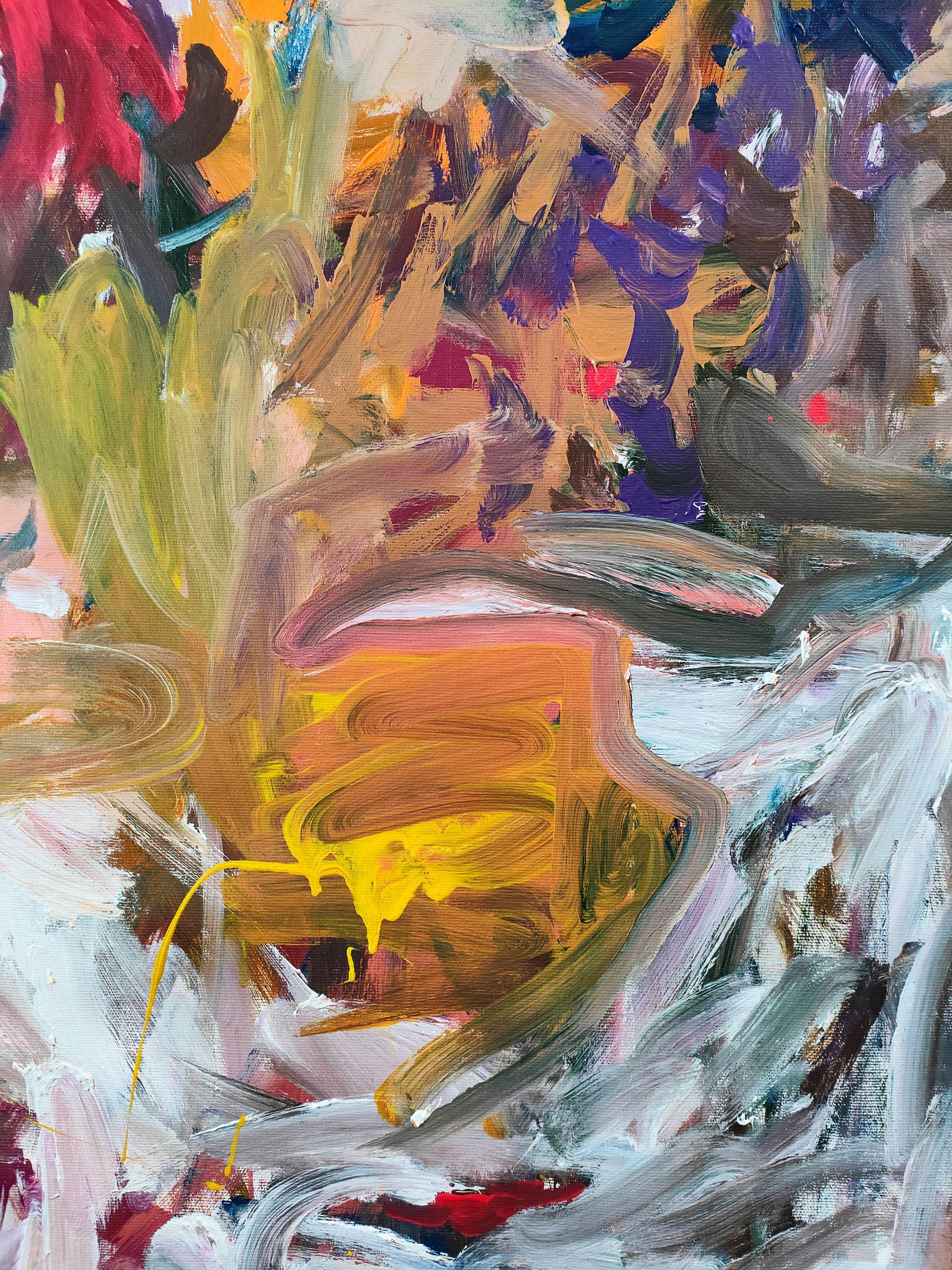 Untitled March 2024, Painting, Acrylic on Canvas For Sale 2