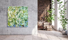 Vertes fougÃ¨res, Painting, Acrylic on Canvas