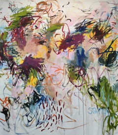 Rêves blancs, peinture, acrylique sur toile