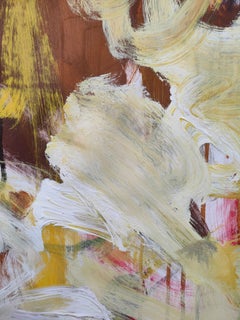 Gesto amarillo, Pintura, Acrílico sobre lienzo