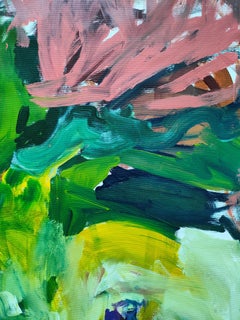 Amarillo Verde, Pintura, Acrílico sobre lienzo