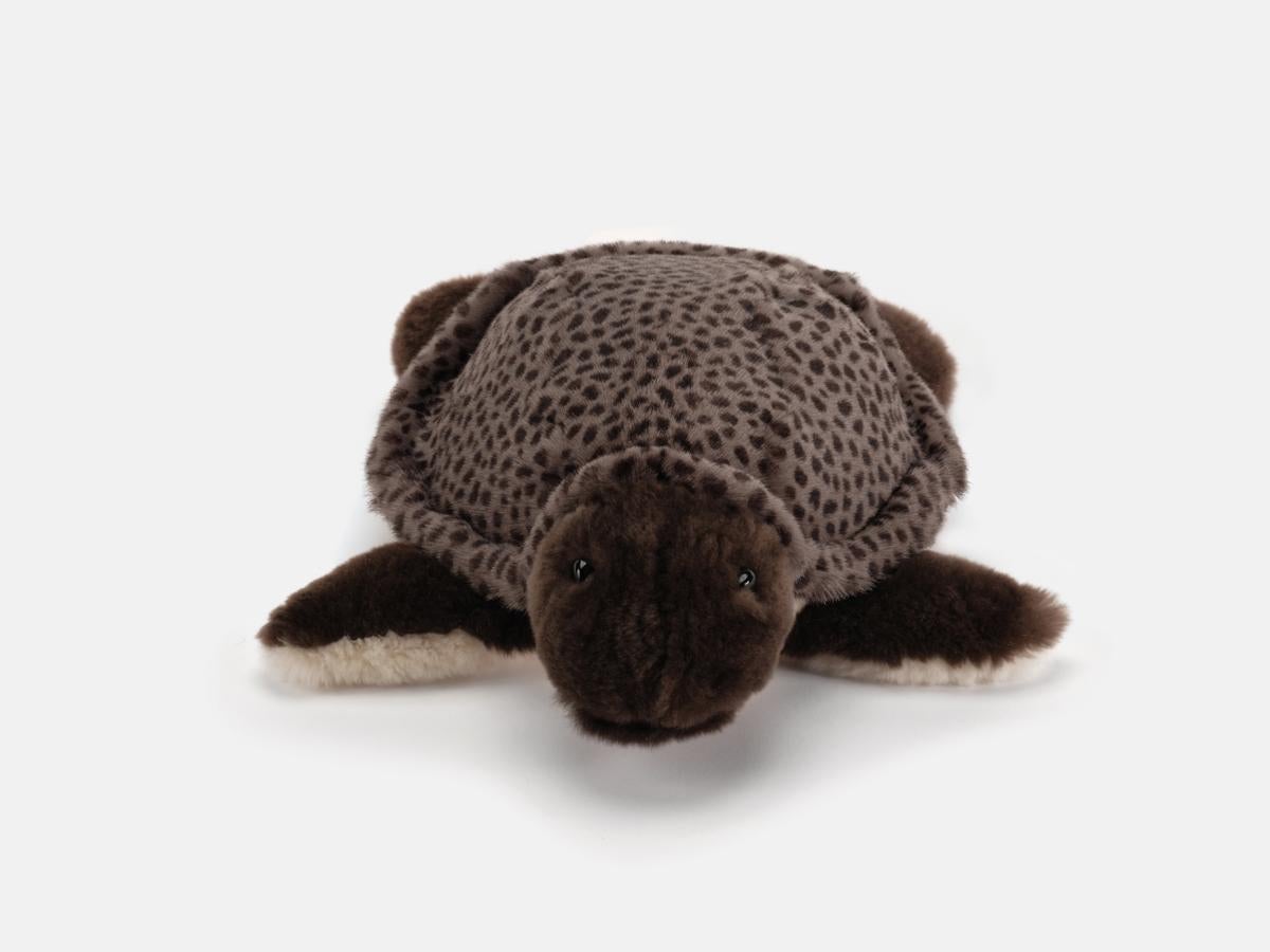 Emily Schildkröten Castorino und Shearling Sammlerstück Pelz von Muchi Decor (Handgefertigt) im Angebot