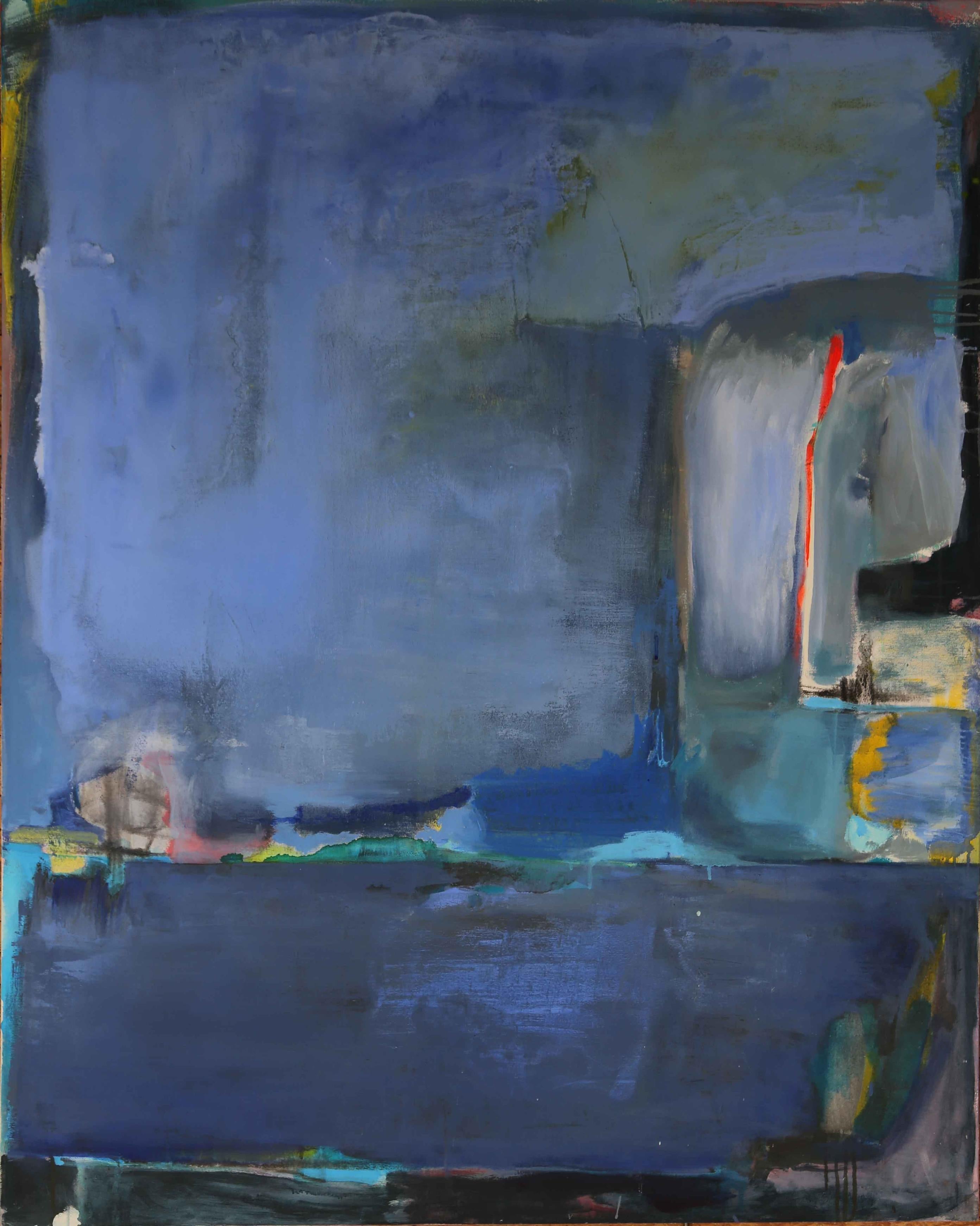 Emily Van Horn Abstract Painting - Blue Dream abstract blues