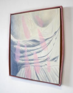 Amazon- Canvas, Oil Paint, Contemporary, Framed, Greek, Statue, Pink, White