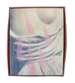 Amazon- Canvas, Oil Paint, Contemporary, Framed, Greek, Statue, Pink, White