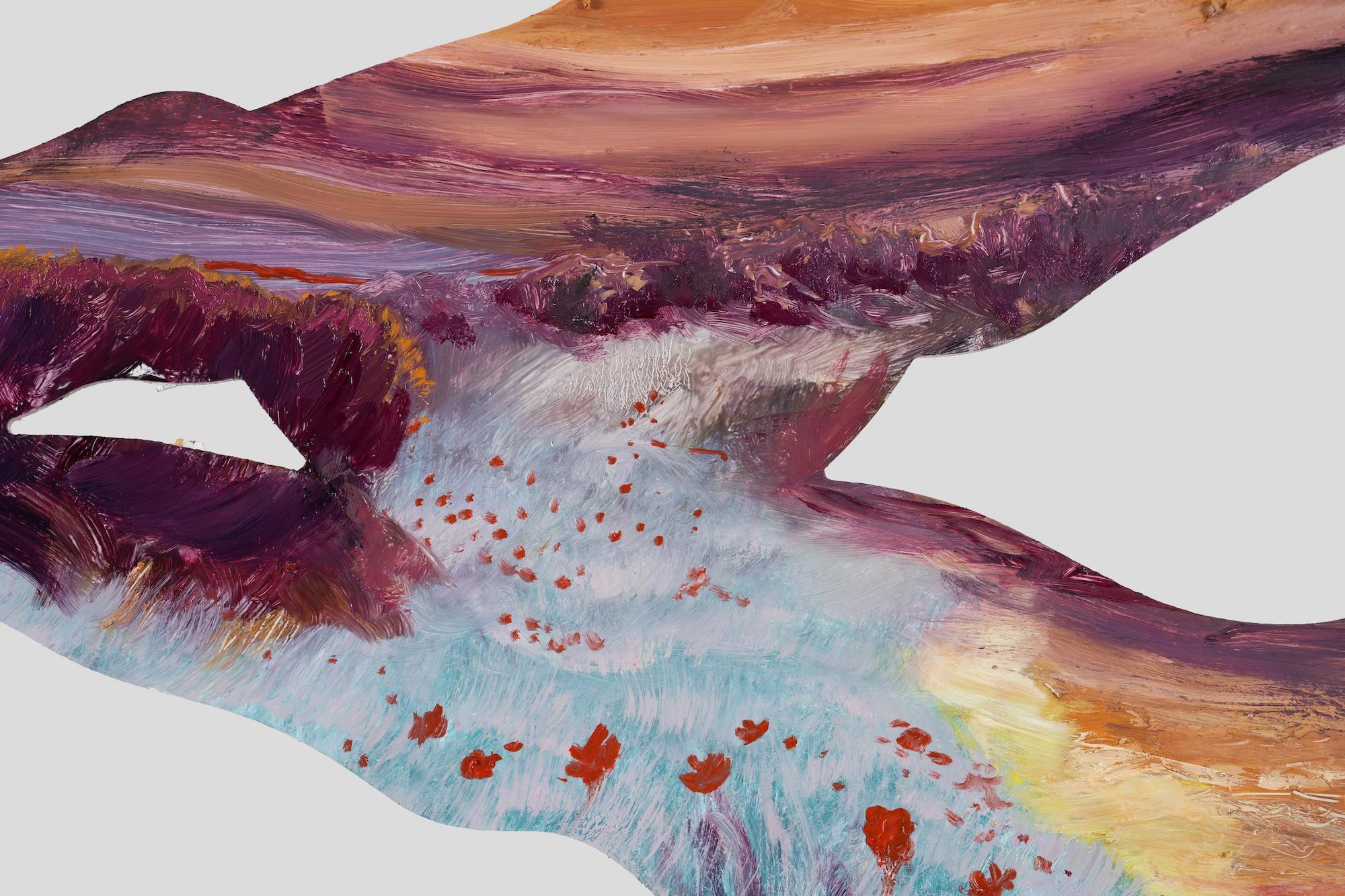 My Reflection 
50.0 x 28.0 x 0.25, 5.0 lbs 
Oil Paint
Signed by artist 

Artist's Commentary: 
