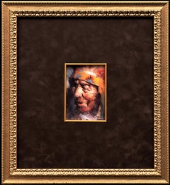 Native American Portrait "Wisdom" - Emin Abbasov (b. 1950, Azerbaijan)