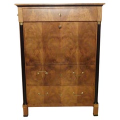 EMIPIRE secretaire walnut with secret drawer