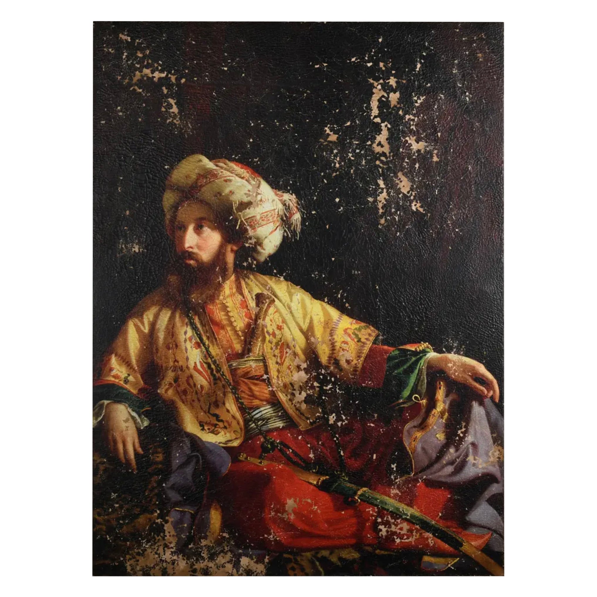 Emir von Libanon - Handgemalte Reproduktion eines Gemäldes von Jozsef Borsos