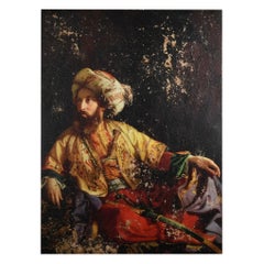 Emir von Libanon - Handgemalte Reproduktion eines Gemäldes von Jozsef Borsos