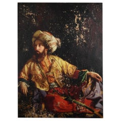 Emir von Libanon - Reproduktion eines antiken Gemäldes, Wanddekoration, Großformat.
