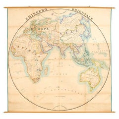 Antique Map of Eastern Hemisphere from the collection of Thierry Despont