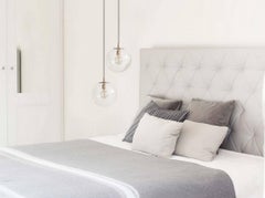 Lampe suspendue sculpturale Emiter en laiton et verre de Jan Garncarek