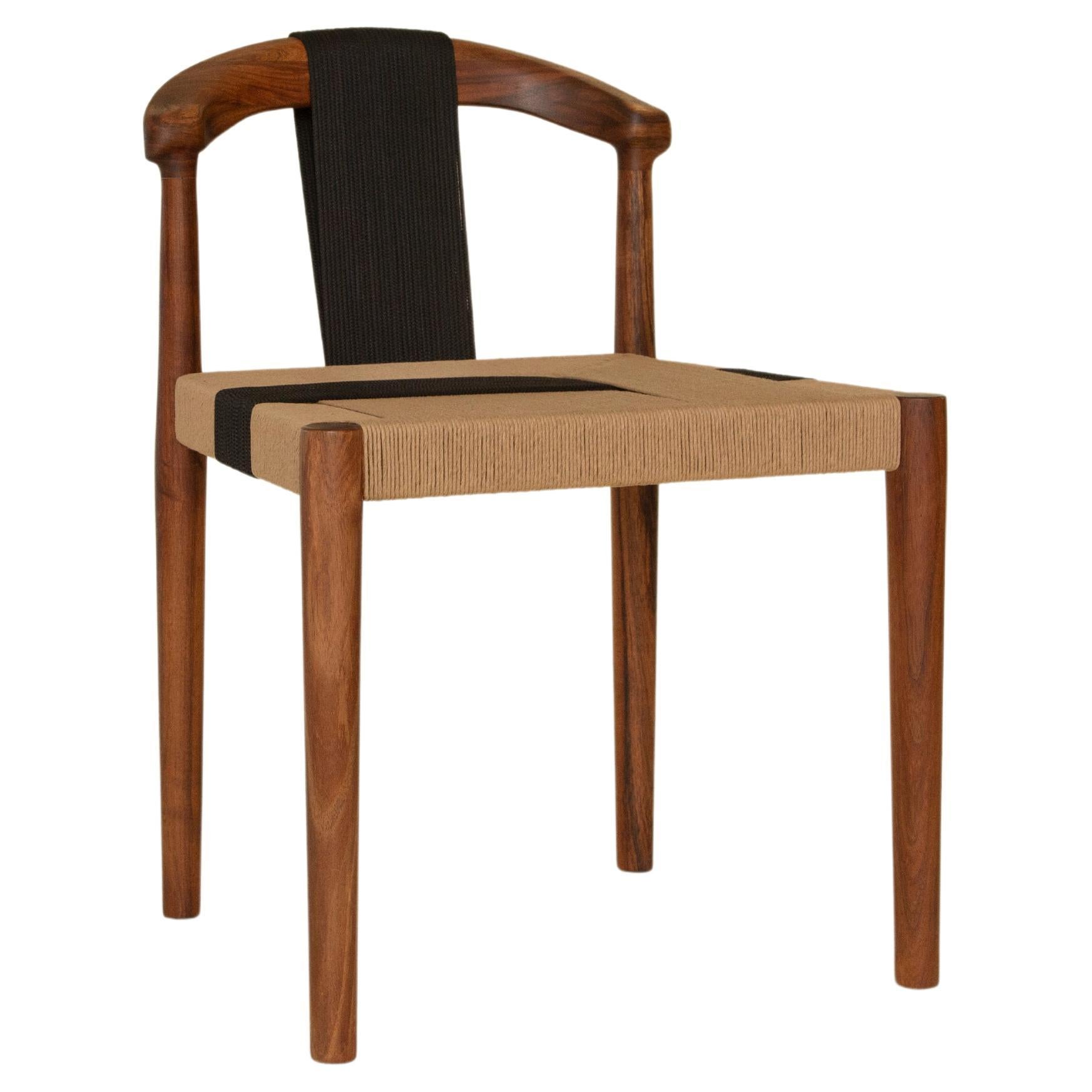 Emma chair without armrests designed by Tana Karei For Sale