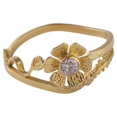 Emma Chapman Diamond 18k Gold Engagement Ring