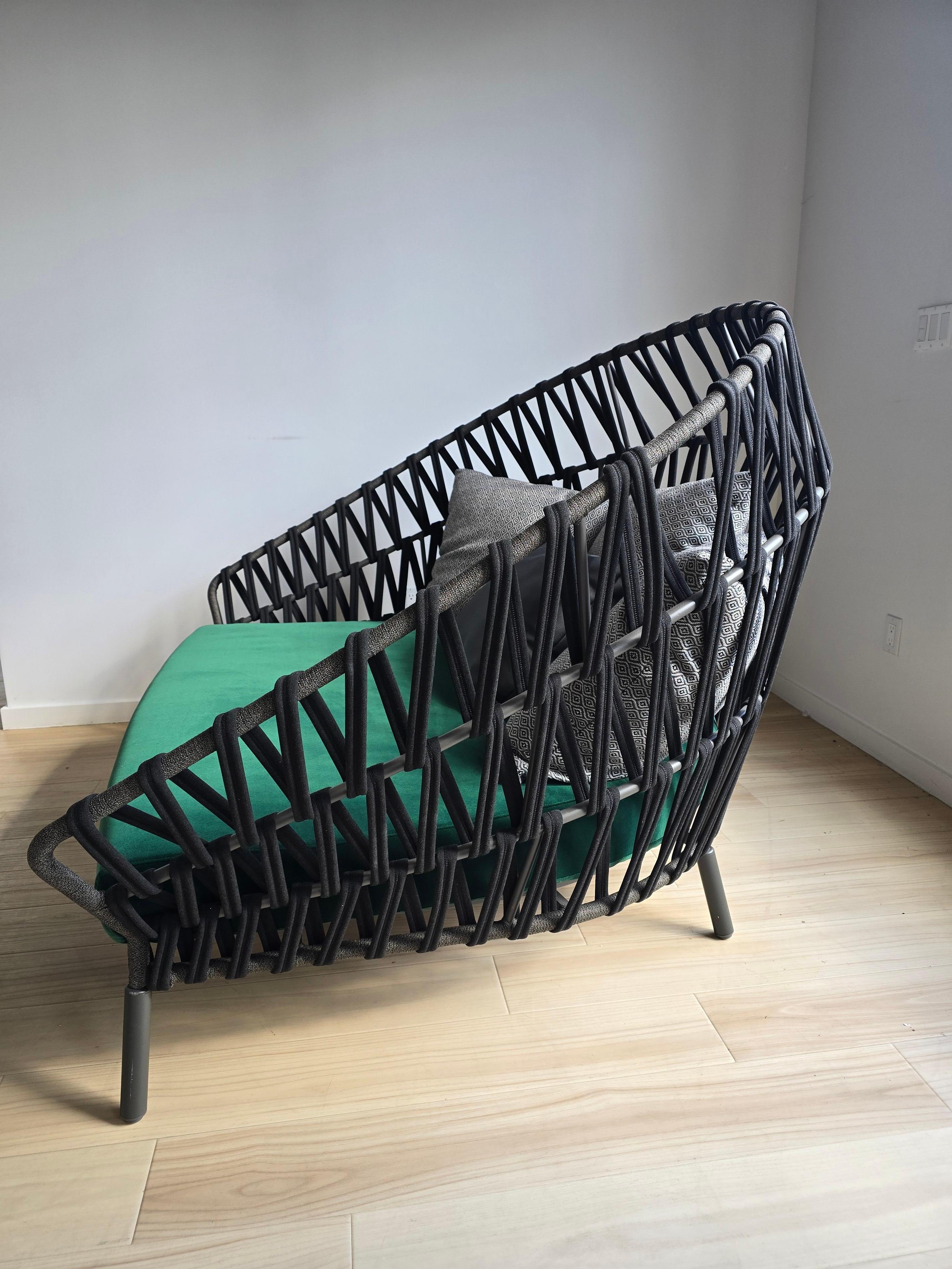 Cama de día para exterior Emma Cross de Varaschin Moderno en venta