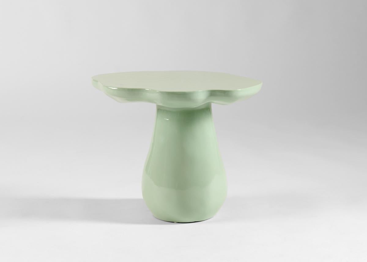 Emma Donnersberg, Glazed Ceramic Mushroom Side Table, France, 2022 For Sale 2