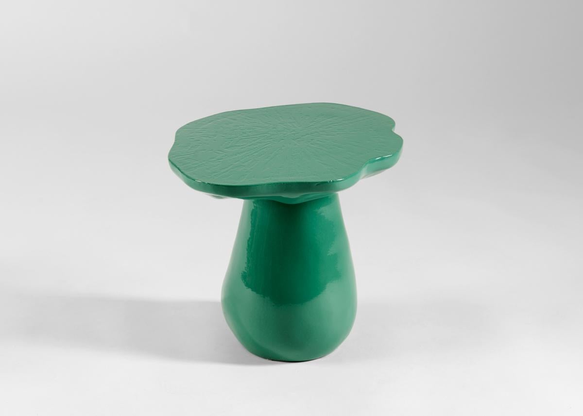 Céramique Table d'appoint champignon en céramique émaillée Emma Donnersberg, France, 2022 en vente