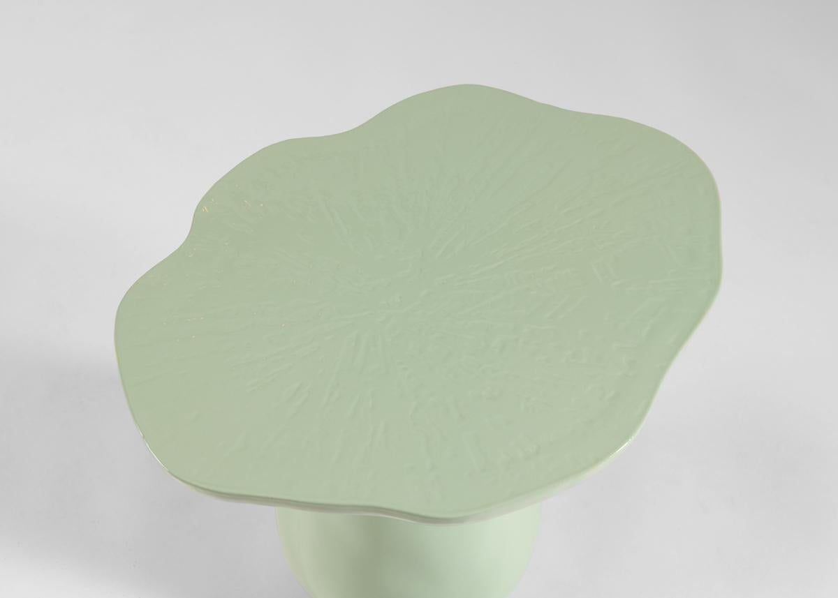 Emma Donnersberg, Glazed Ceramic Mushroom Side Table, France, 2022 For Sale 3