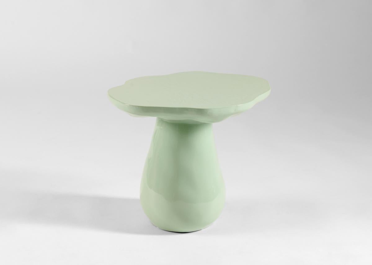 Emma Donnersberg, Glazed Ceramic Mushroom Side Table, France, 2022 For Sale 4
