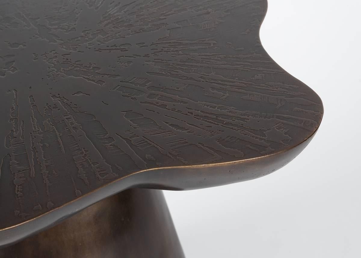 Emma Donnersberg, Organika, großer Pilz-Beistelltisch aus Bronze, Frankreich, 2017 im Zustand „Hervorragend“ im Angebot in New York, NY