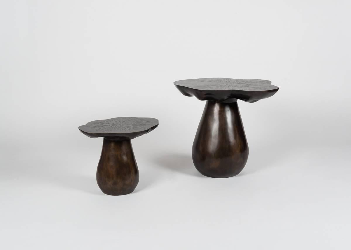 Emma Donnersberg, „Organika“, großer Beistelltisch aus Bronze mit Pilzmotiv, Frankreich, 2017 (21. Jahrhundert und zeitgenössisch) im Angebot