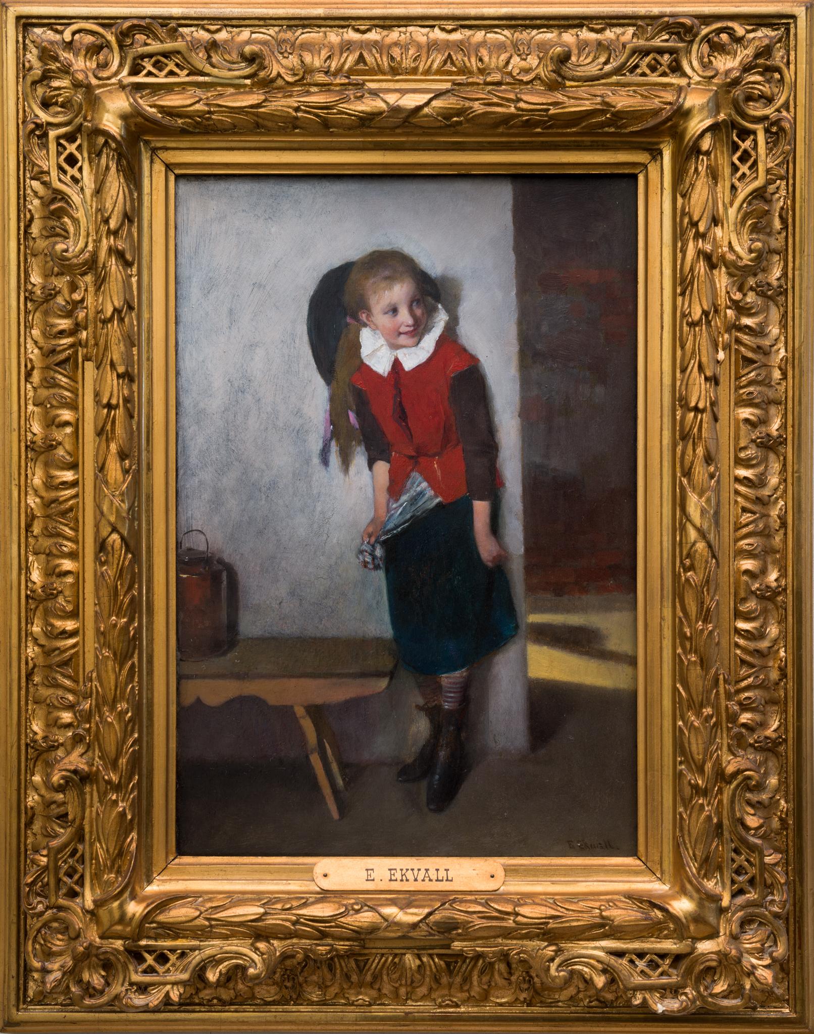 Emma Ekwall (1838-1925) Sweden

Hide and Seek

oil on wood panel
signed E Ekwall
panel dimensions: 33 cm x 22.5 cm (12.99 x 8.86 inches) 
frame dimensions: 48 cm x 38.5 cm (18.90 x 15.16 inches)

Provenance:
A Swedish private collection. 

Essay:
We