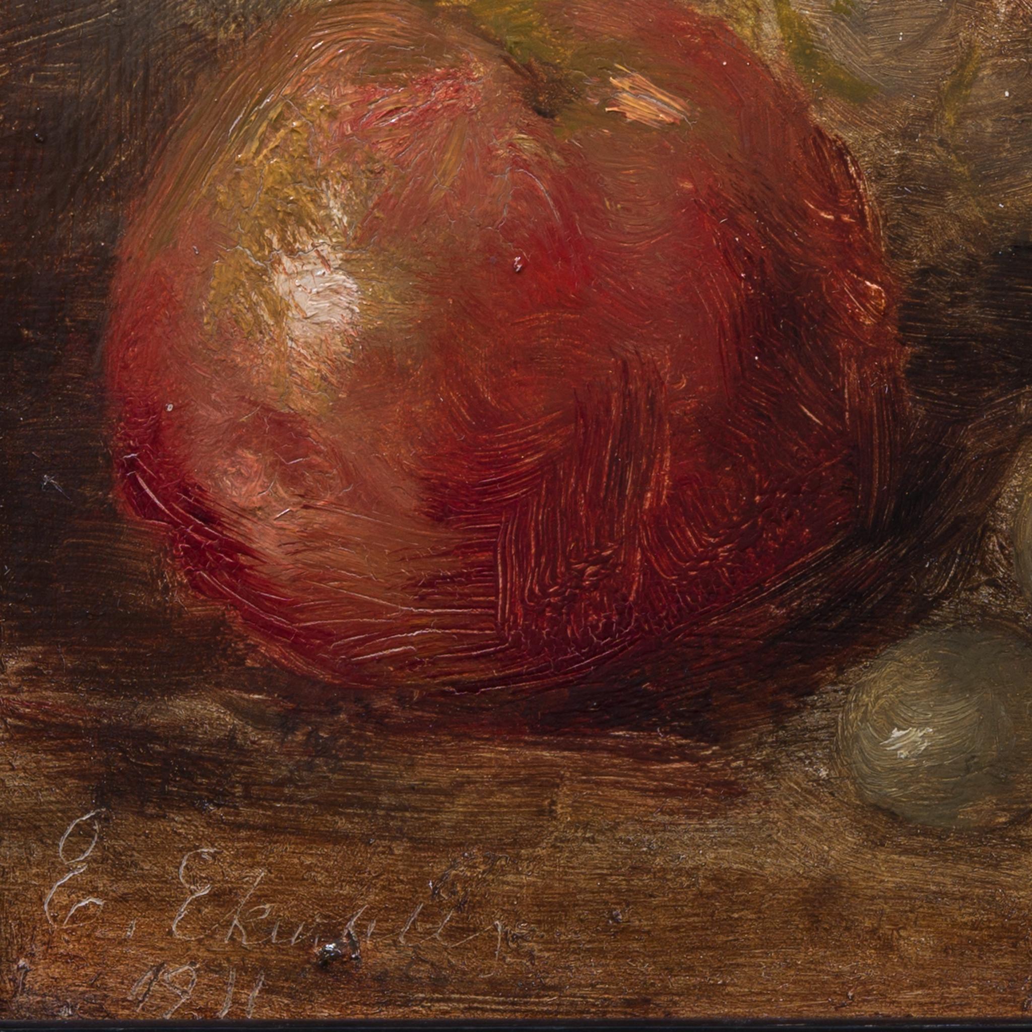 Naturaleza muerta con frutas, 1911, Pintura al óleo en venta 1
